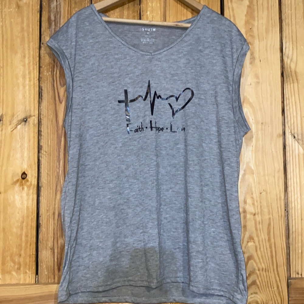 Faith Hope Love Sleeveless Shirt